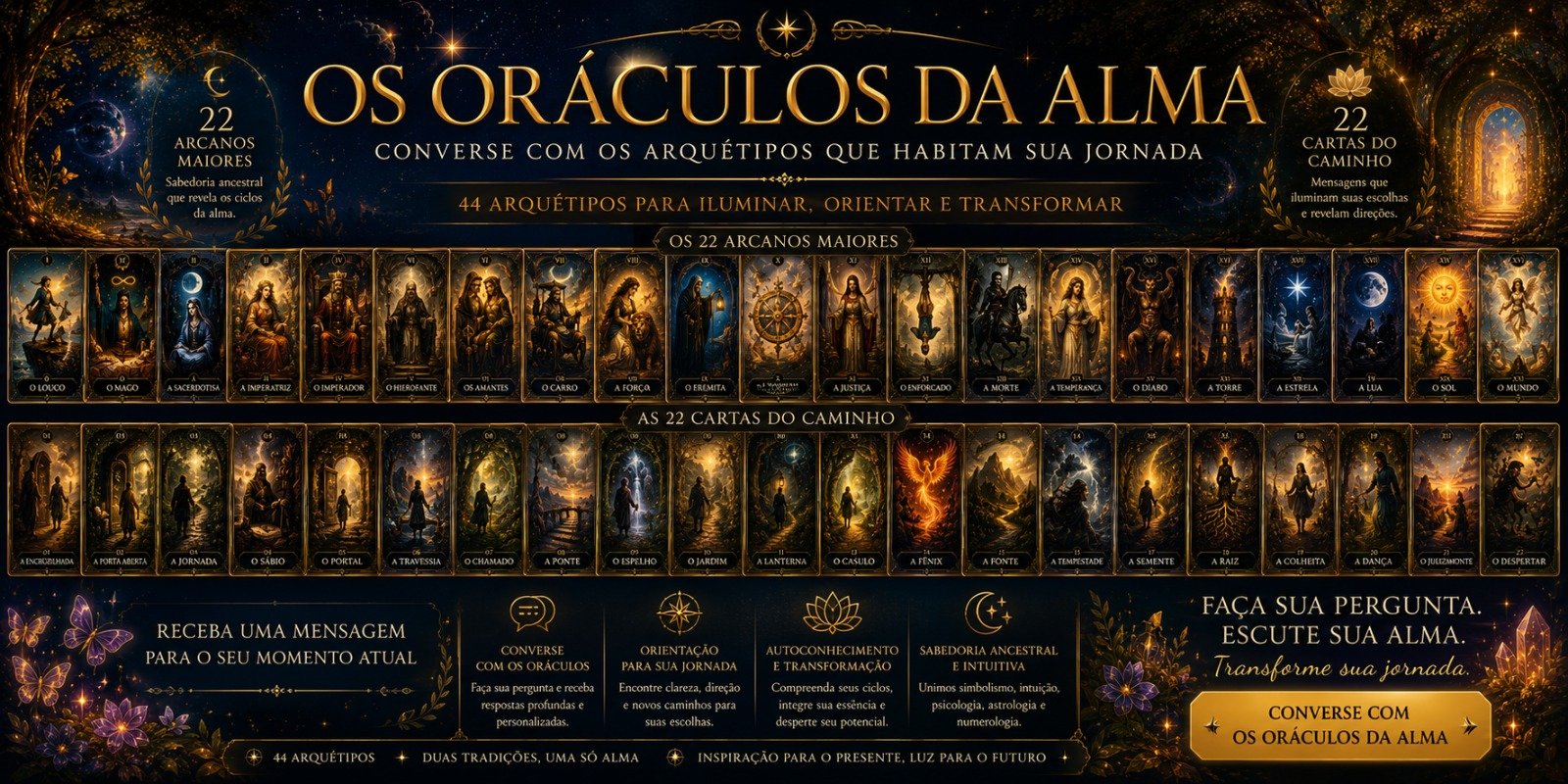 Os 22 Oráculos da Alma — 44 arquétipos para iluminar, orientar e transformar